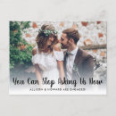 Search for funny wedding announcement cards We're engaged