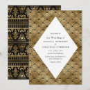 Search for patterns wedding invitations Gold