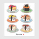 Search for sushi cat stickers Kawaii