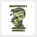 Search for cute frankenstein stickers Monster