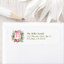 Search for holly berries return address labels Wreath