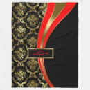 Search for red black and gold blankets Floral