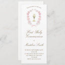 Search for peony first communion invitations Pink