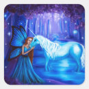 Search for fantasy fairy stickers Unicorn
