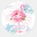 Search for floral monogram stickers Pink