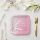 Search for pink snowflake plates Pretty