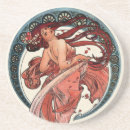 Search for mucha coasters Alphonse