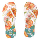 Search for orange jandals Bridal party