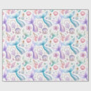 Search for mermaid wrapping paper Pink
