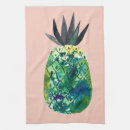 Search for pineapple tea towels Watercolor