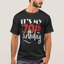 Search for 70th birthday mens tshirts Celebration