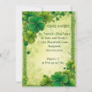 Search for shamrock invitations Irish