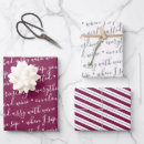 Search for striped wrapping paper Burgundy