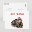 Search for railroad christmas cards Locomotive