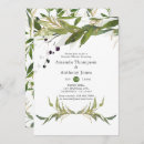 Search for greenery couples shower invitations Watercolor