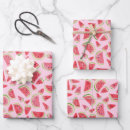 Search for pink watermelon wrapping paper Watercolor