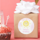 Search for you are my sunshine stickers Girl first birthday