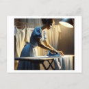Search for ironing postcards Woman