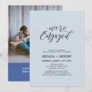 Search for photo engagement party invitations We're engaged