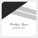 Search for black white striped wedding stickers Modern