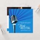 Search for recital invitations Blue