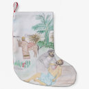 Search for palm tree christmas stockings Illustration