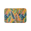 Search for tropical print bath mats Hawaiian