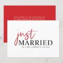 Search for just married invitations Elopement