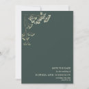 Search for emerald wedding save the dates Green