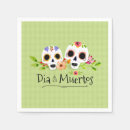 Search for sugar skull napkins Dia de los muertos