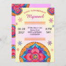 Search for bollywood birthday invitations Mandala