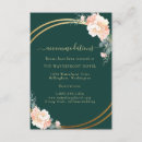 Search for green and gold wedding enclosure cards Accommodations