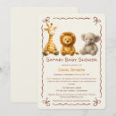 Search for lion baby shower invitations Gender neutral baby