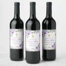 Search for first holy communion wine labels Christening