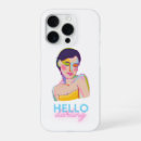 Search for woman portrait iphone cases Colourful