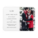 Search for save the date monogram magnets Elegant