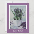 Search for purple crocus cards Crocuses