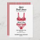 Search for red lingerie shower invitations Bra