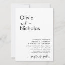 Search for black tie formal wedding invitations Minimalist