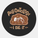 Search for dinosaur bones stickers Paleontology