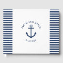 Search for anchor wedding guest books Navy