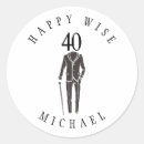 Search for funny 40th birthday stickers 40 years