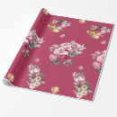 Search for pink rose wrapping paper Floral