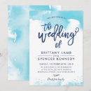 Search for aqua blue wedding invitations Modern