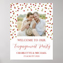 Search for engagement welcome party signs Red