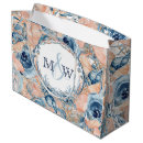 Search for pink and navy gift bags Bride