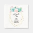 Search for mint green wedding napkins Minimalist