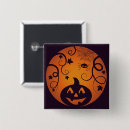 Search for jack o lantern face badges Pumpkin