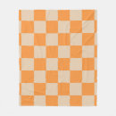 Search for orange gingham blankets Chequered