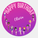 Search for purple happy birthday stickers Girl